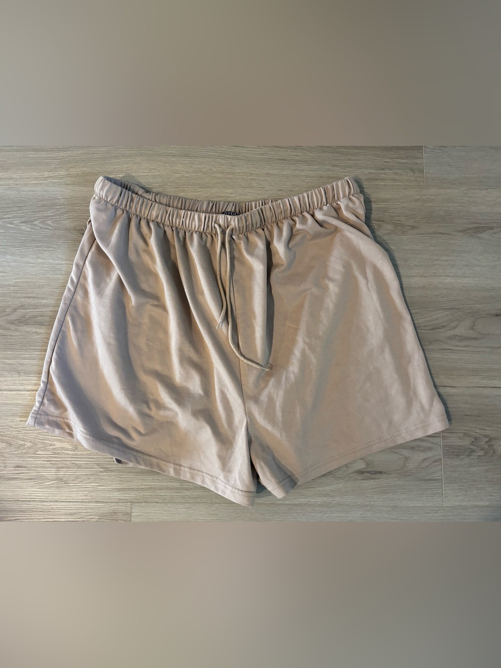 NYDJ Shorts Stretchy Taupe Sand Drawstring MSRP $62 2-3X